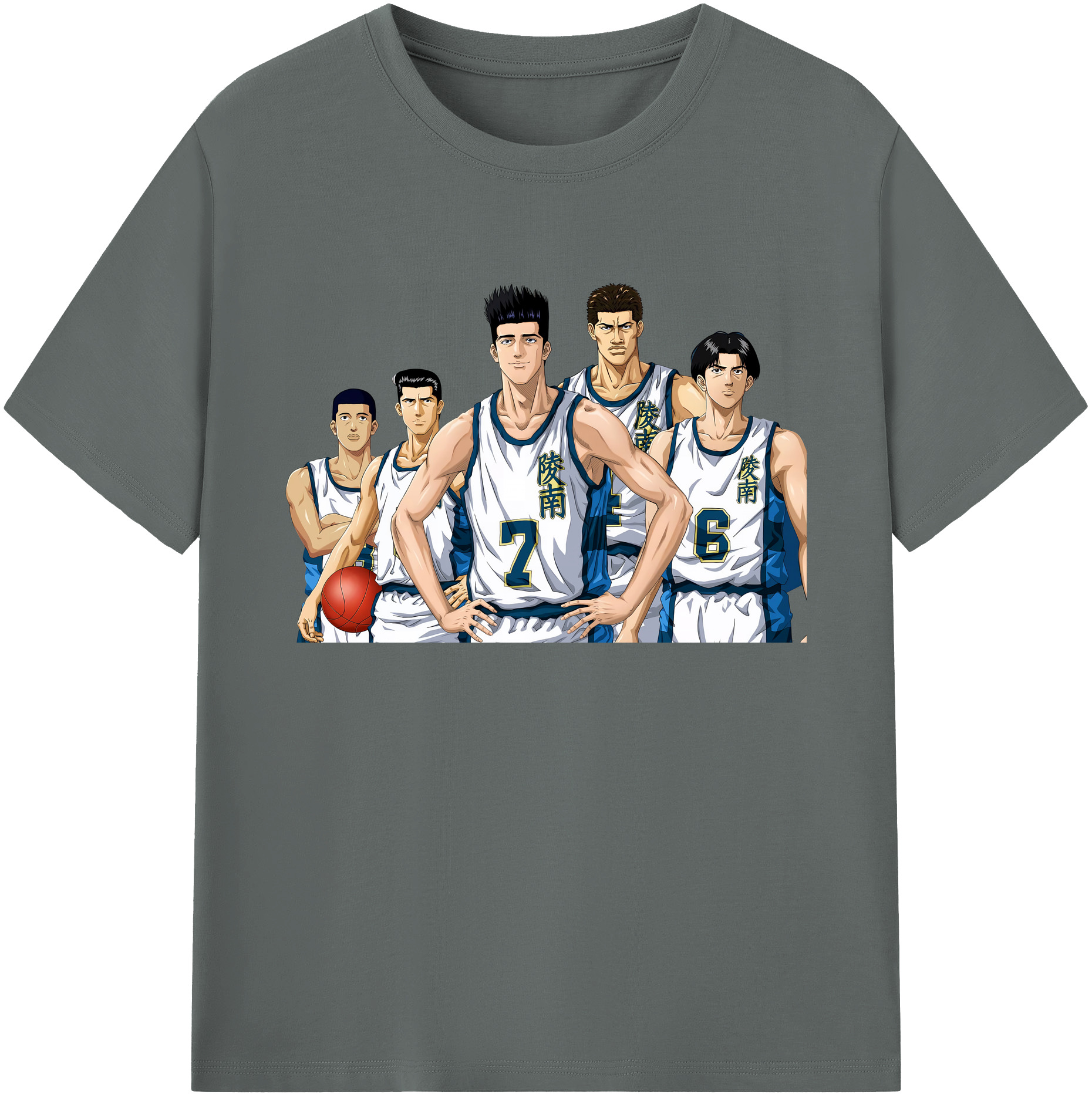 （画像用） SLAM DUNK／スラムダンク 綿100％ メンズ半袖Tシャツ｜肌触りやわらか＆通気性